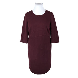 Unisex Gerry Weber - Tricot dress, size 42 - Wine red (1)