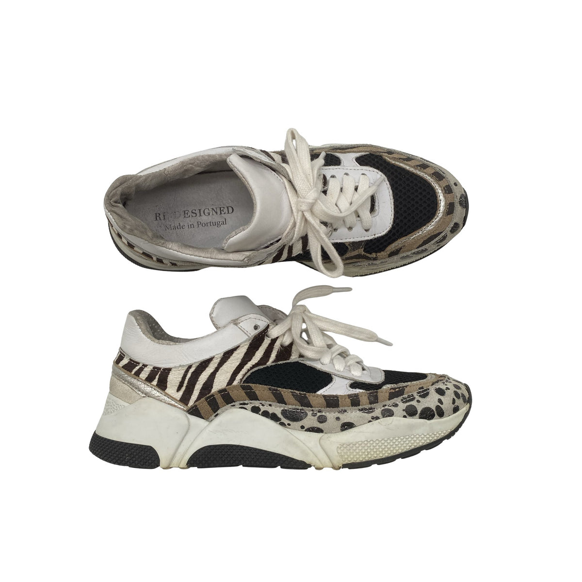 Unisex Re:Designed - Casual sneakers, size 36 - White (1)