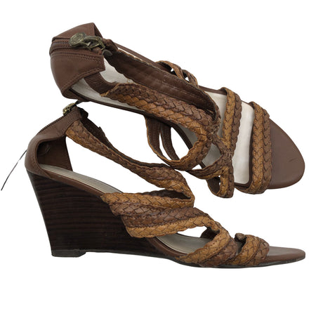 Unisex Etienne Aigner - Wedge sandals, size 39 - Brown ()