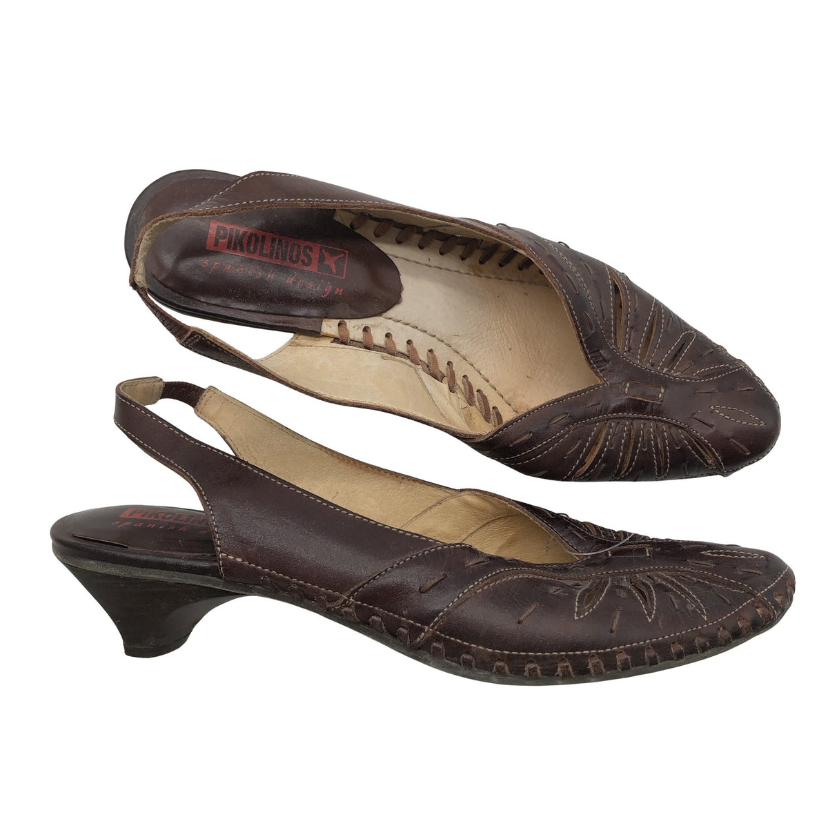 Unisex Pikolinos - High heels, size 39 - Brown (1)