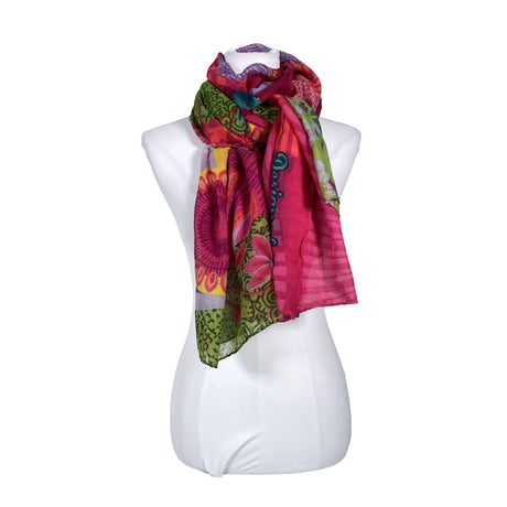 Unisex Desigual - Scarf, size Maxi - Pink ()
