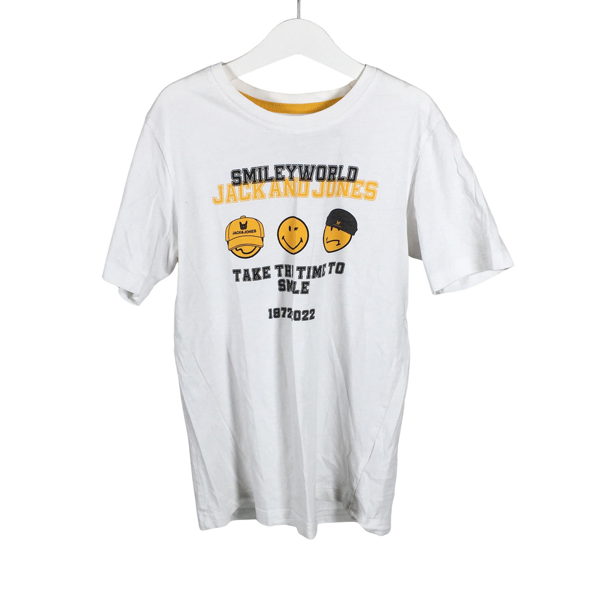 Unisex Jack & Jones - T-shirt, size 146 - 152 - White (1)