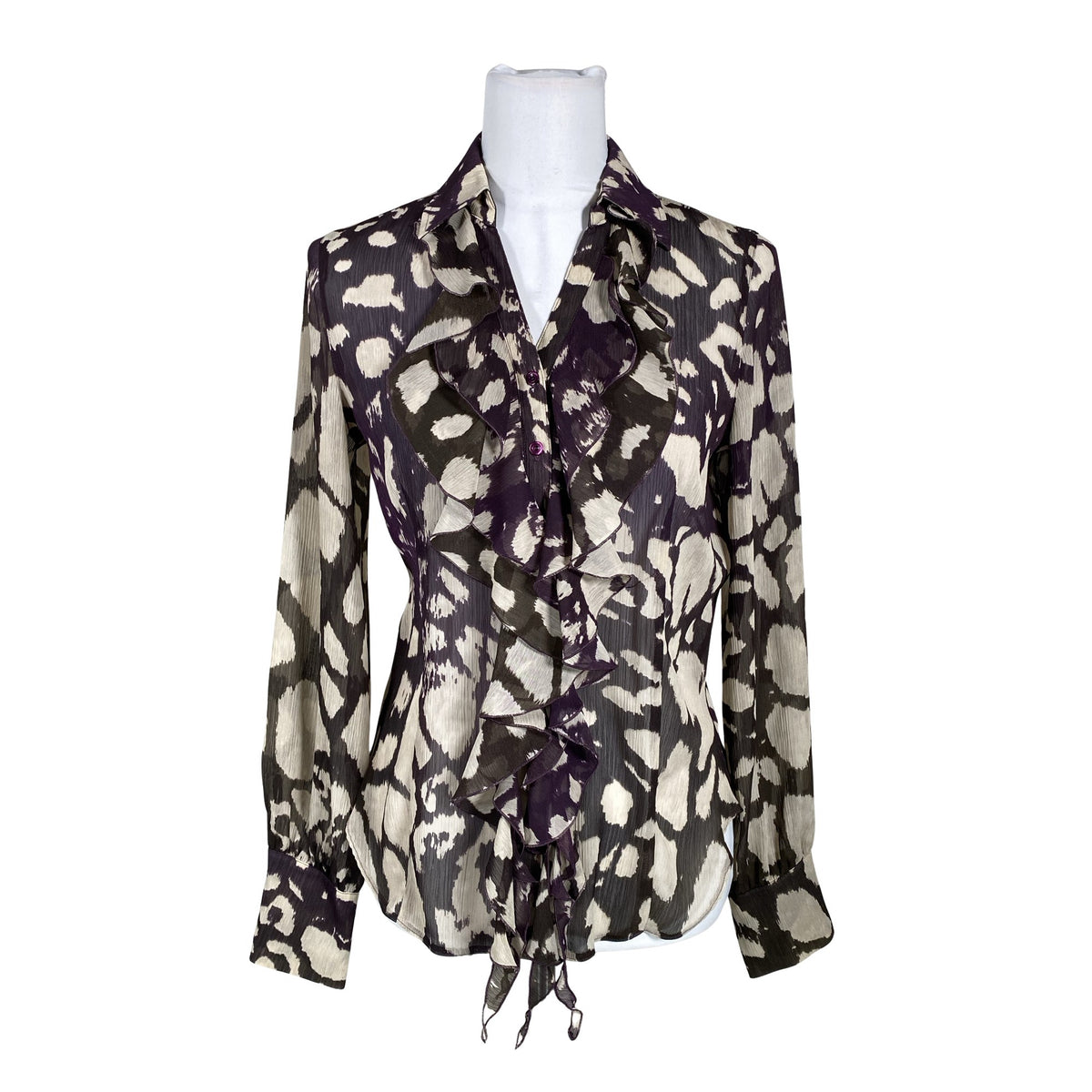 Unisex Taifun - Blouse, size 36 - Brown (1)
