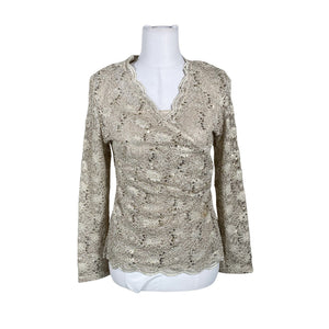 Unisex R&M Richards - Party shirt, size 38 - Beige (1)