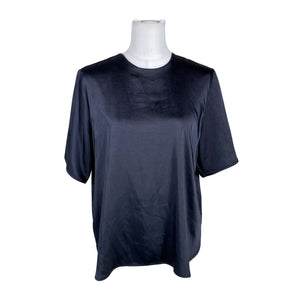 Unisex Samsoe&Samsoe - Short-sleeved blouse, size 38 - Blue (1)