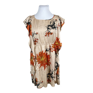 Unisex InWear - Schiffon dress, size 44 - Beige (1)