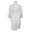 Unisex Lindex - Schiffon tunic, size 38 - White ()