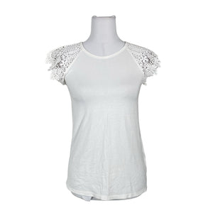Unisex Esprit - Short-sleeved blouse, size 34 - White (1)