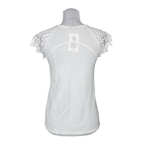Unisex Esprit - Short-sleeved blouse, size 34 - White (2)