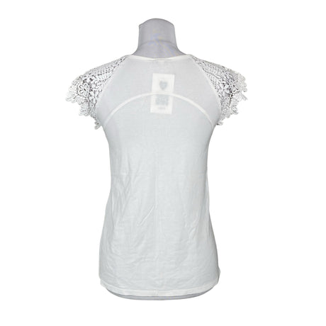 Unisex Esprit - Short-sleeved blouse, size 34 - White (2)