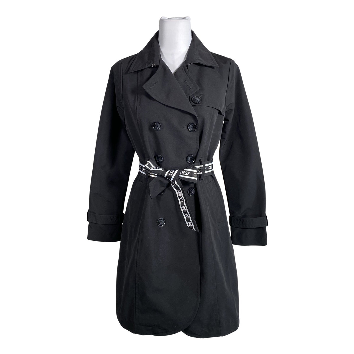 Unisex Guess - Trench coat, size 34 - Black (1)