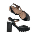 Unisex Wonders - Heeled sandals, size 38 - Black ()