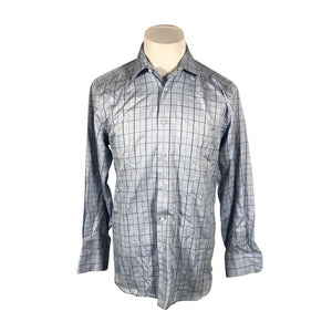 Unisex Riley - Collared shirt, size M - Light blue (1)