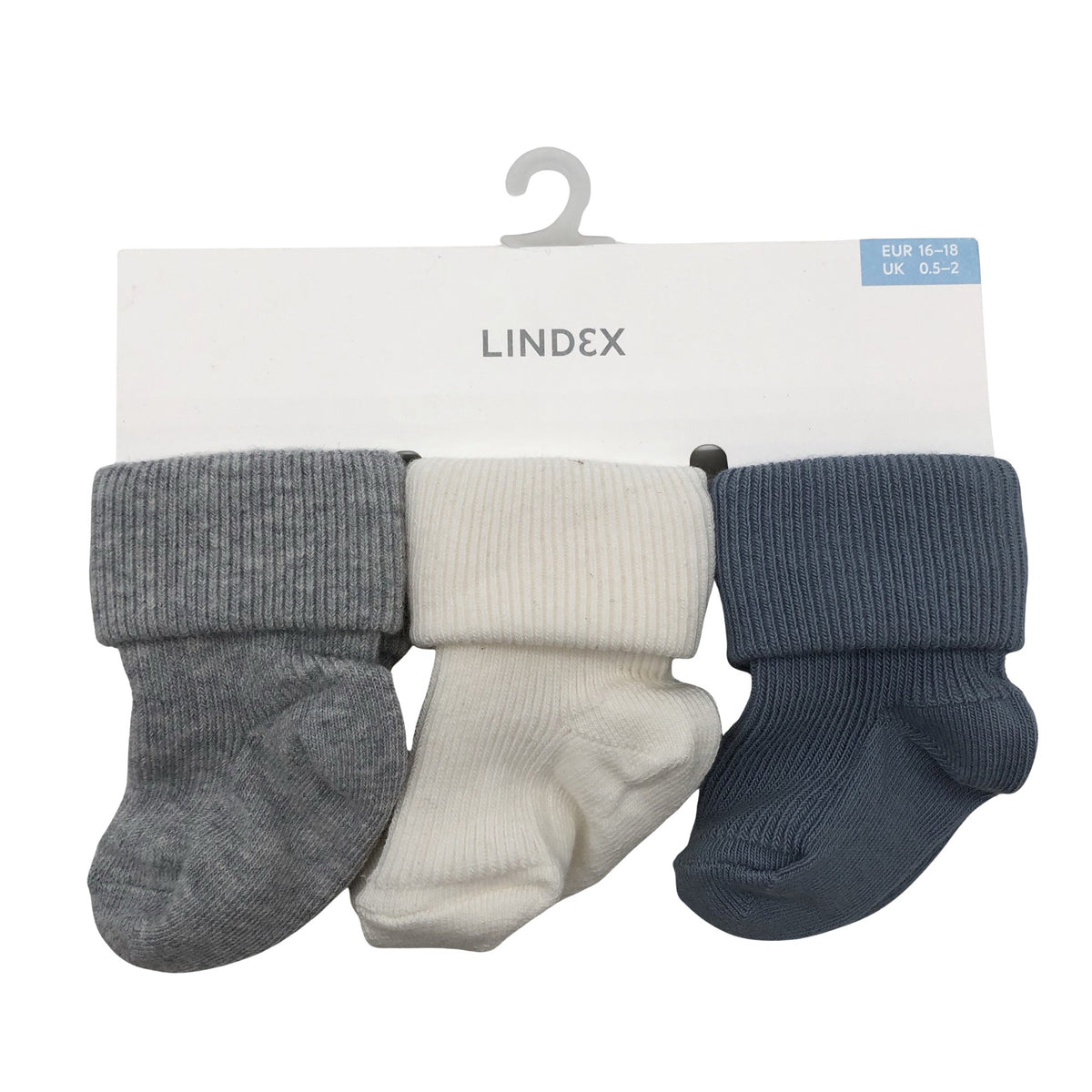 Unisex Lindex - Socks, size 16 - Blue (1)