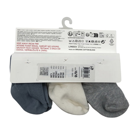Unisex Lindex - Socks, size 16 - Blue (2)