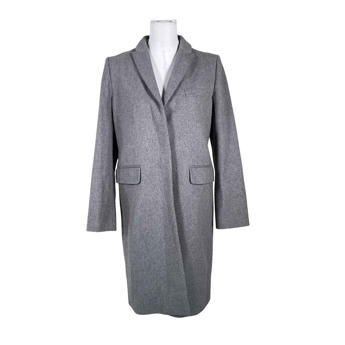 Unisex Benetton - Wool coat, size 38 - Gray (1)