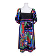 Unisex Globe Hope - Schiffon dress, size 36 - Blue ()