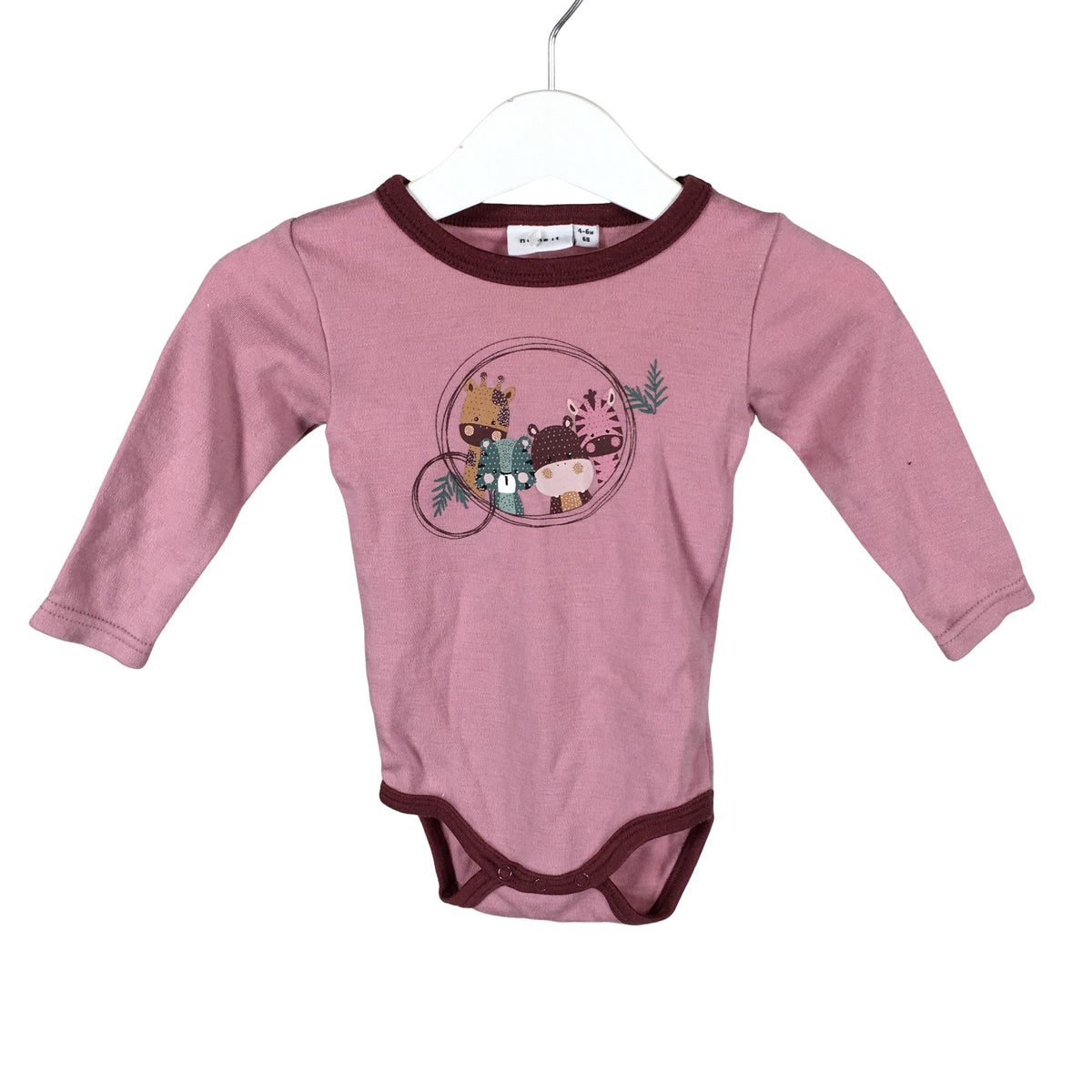 Unisex Name It - Body, size 68 - 74 - Light pink (2)