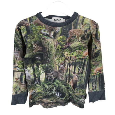 Unisex Molo Kids - Tricot shirt, size 110 - 116 - Green ()