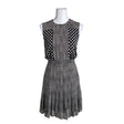 Unisex Reiss - Schiffon dress, size 36 - Black ()