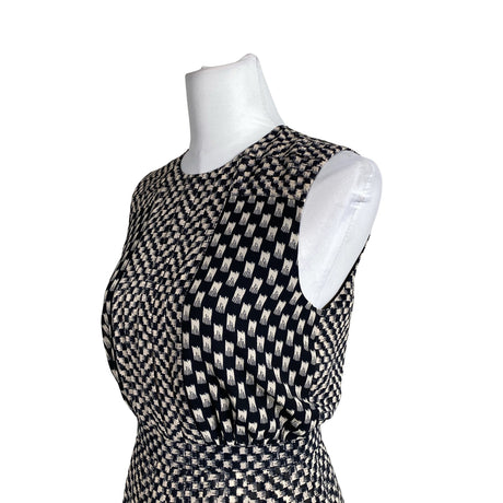 Unisex Reiss - Schiffon dress, size 36 - Black (2)
