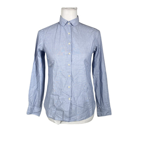 Unisex Muji - Collared shirt, size 34 - Light blue ()