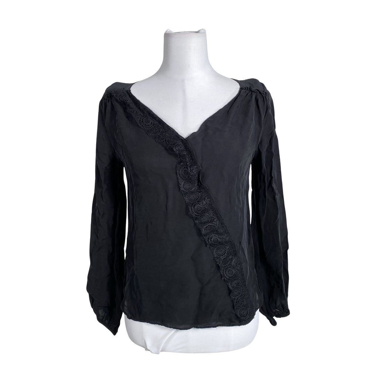 Unisex by Malene Birger - Blouse, size 34 - Black (1)