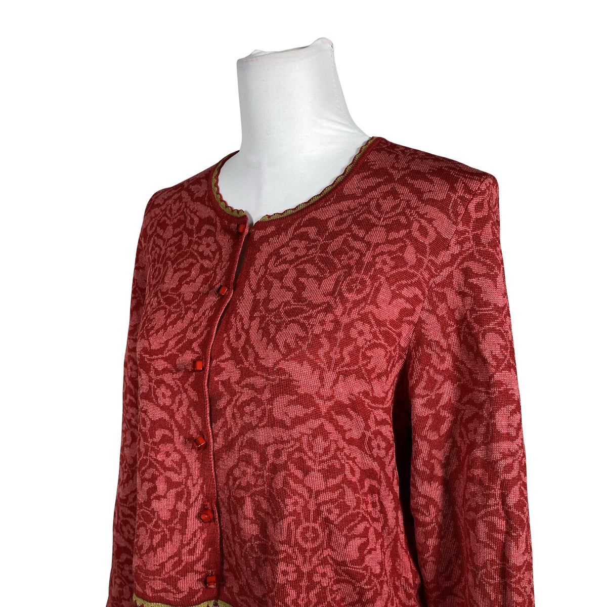 Unisex Oleana - Cardigan, size 38 - Red (2)