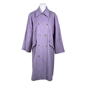 Unisex Selected - Wool coat, size 38 - Violet (1)