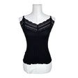 Unisex Rosemunde - Tricot tank top, size 34 - Black ()