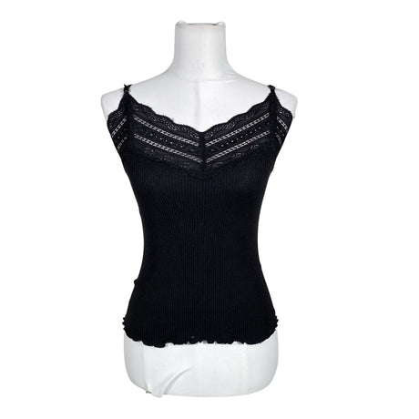 Unisex Rosemunde - Tricot tank top, size 34 - Black ()