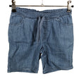 Unisex Polarn O. Pyret - Denim shorts, size 104 - 110 - Light blue ()