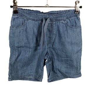 Unisex Polarn O. Pyret - Denim shorts, size 104 - 110 - Light blue (1)