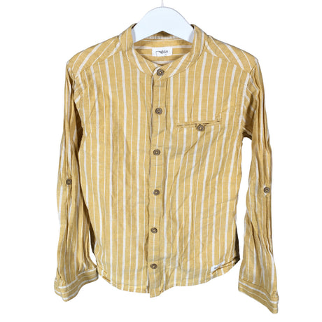 Unisex Newbie - Collared shirt, size 122 - 128 - Orange ()