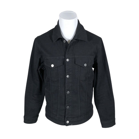 Unisex Cotton & Silk - Denim jacket, size XL - Black ()