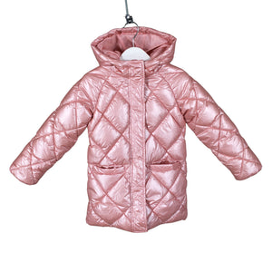 Unisex Minoti - Winter jacket, size 104 - 110 - Light pink (1)