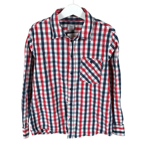 Unisex Polarn O. Pyret - Collared shirt, size 134 - 140 - Blue (1)