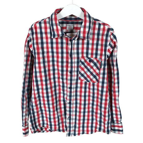 Unisex Polarn O. Pyret - Collared shirt, size 134 - 140 - Blue ()