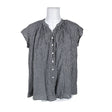 Unisex Muji - Short-sleeved blouse, size 38 - Black ()