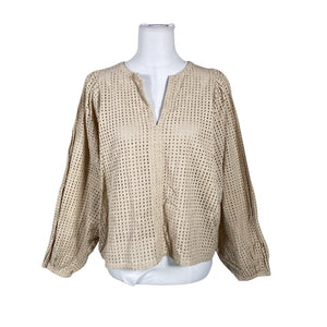 Unisex Lindex - Blouse, size 38 - Beige (1)