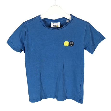 Unisex Knowledge Cotton Apparel - T-shirt, size 122 - 128 - Blue ()