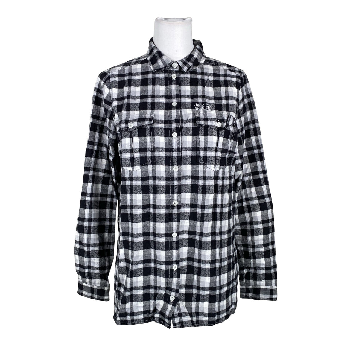 Unisex Jack Wolfskin - Flannel shirt, size 38 - Gray (1)