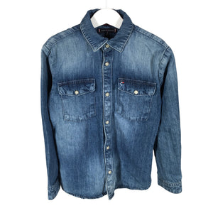 Unisex Tommy Hilfiger - Denim shirt, size 122 - 128 - Blue (1)