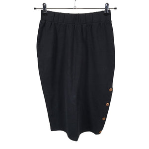 Unisex Aarrelabel - Tricot skirt, size 38 - Black (1)