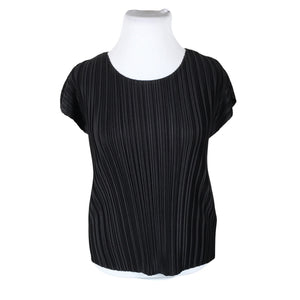 Unisex Gerry Weber - Short-sleeved blouse, size 44 - Black (1)