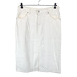 Unisex Very Nice - Denim skirt, size 42 - White ()