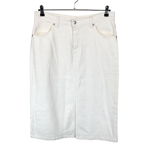 Unisex Very Nice - Denim skirt, size 42 - White (1)