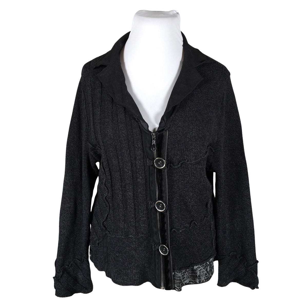 Unisex Promise - Cardigan, size 44 - Black (1)