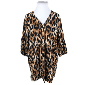 Unisex Fransa - Tricot dress, size 44 - Brown (1)