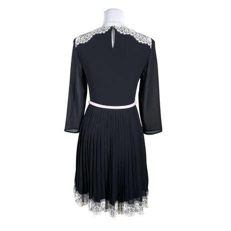 Unisex Ted Baker - Schiffon dress, size 34 - Black (2)